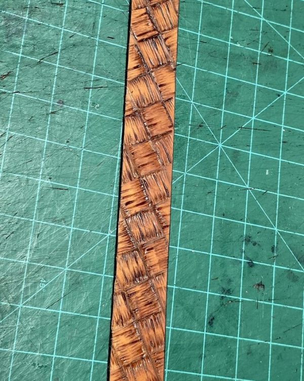 Custom Hand Tooled Belt view 4